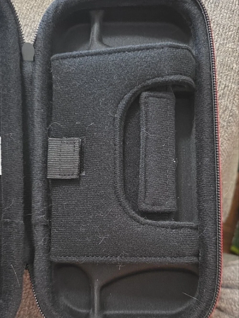 Nintendo Gray Travel Case with Red Logo Patch